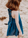 Greta Dress Ocean Blue