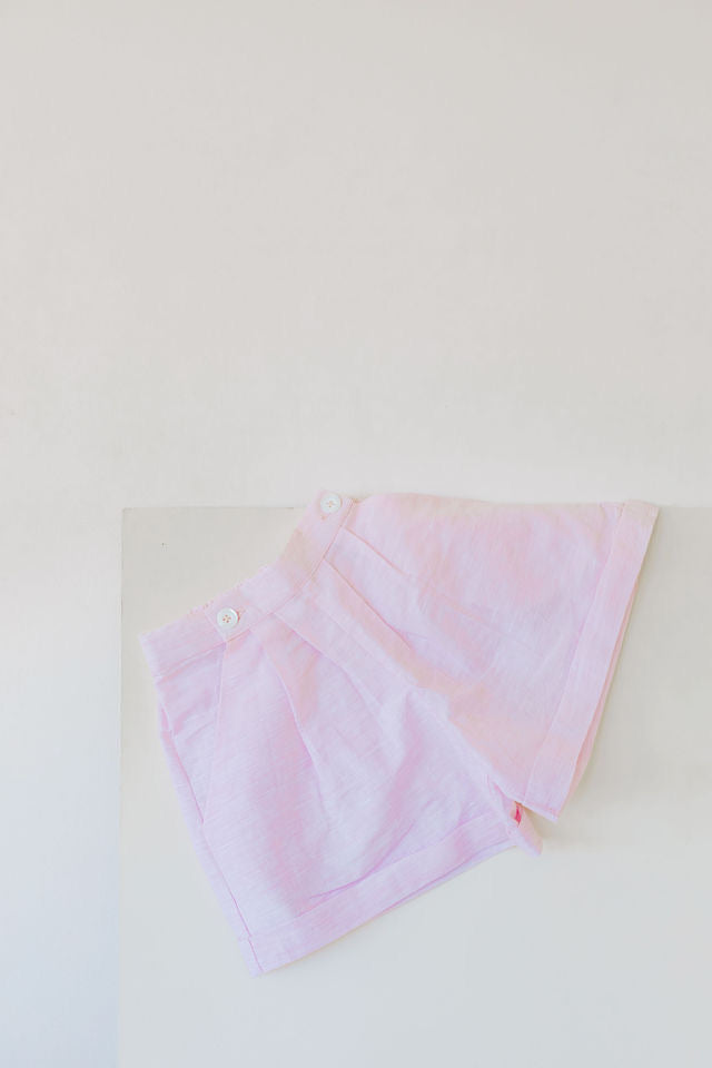 Junee Shorts Pale Pink
